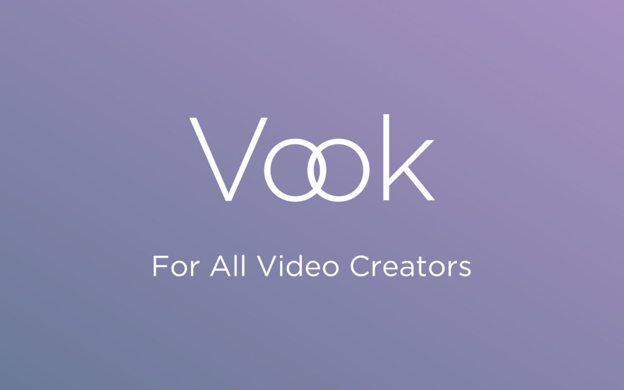 Homepage screenshot of vook.vc