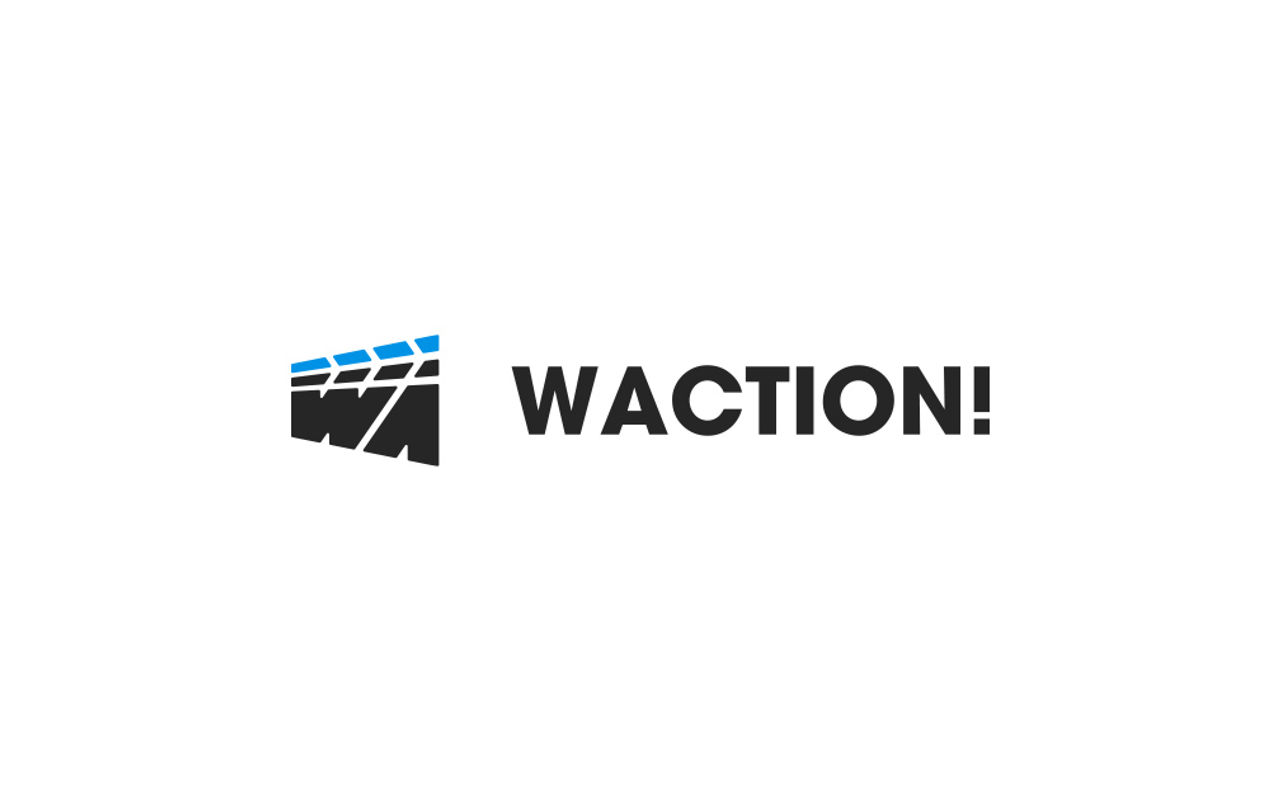 Homepage screenshot of waction.jp