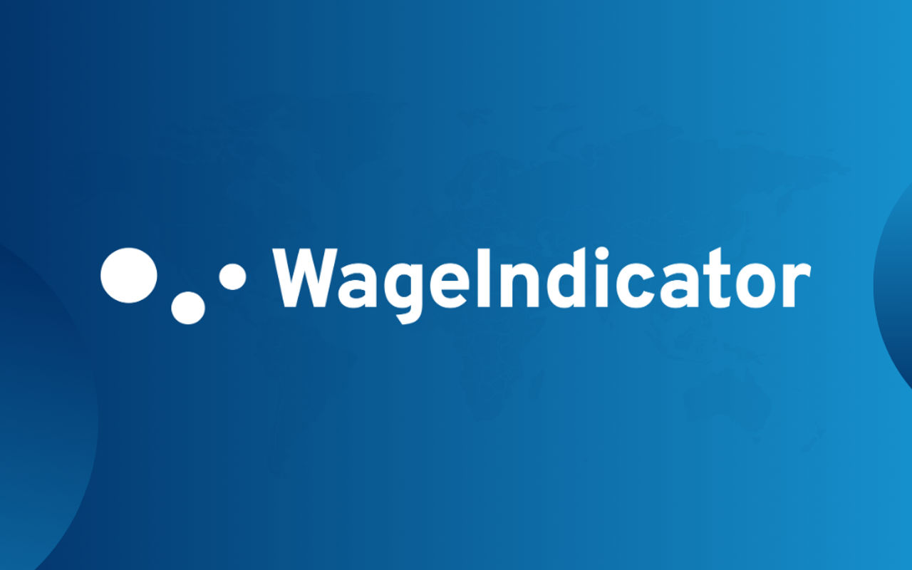 Homepage screenshot of wageindicator.org
