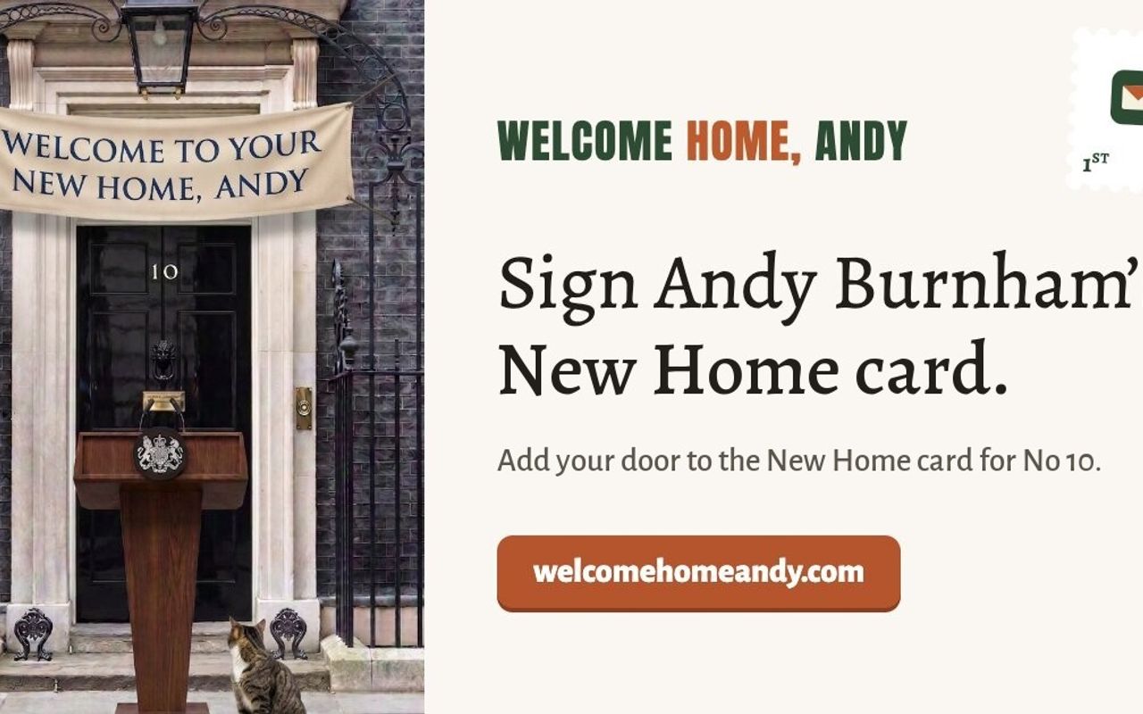 Homepage screenshot of welcomehomeandy.com