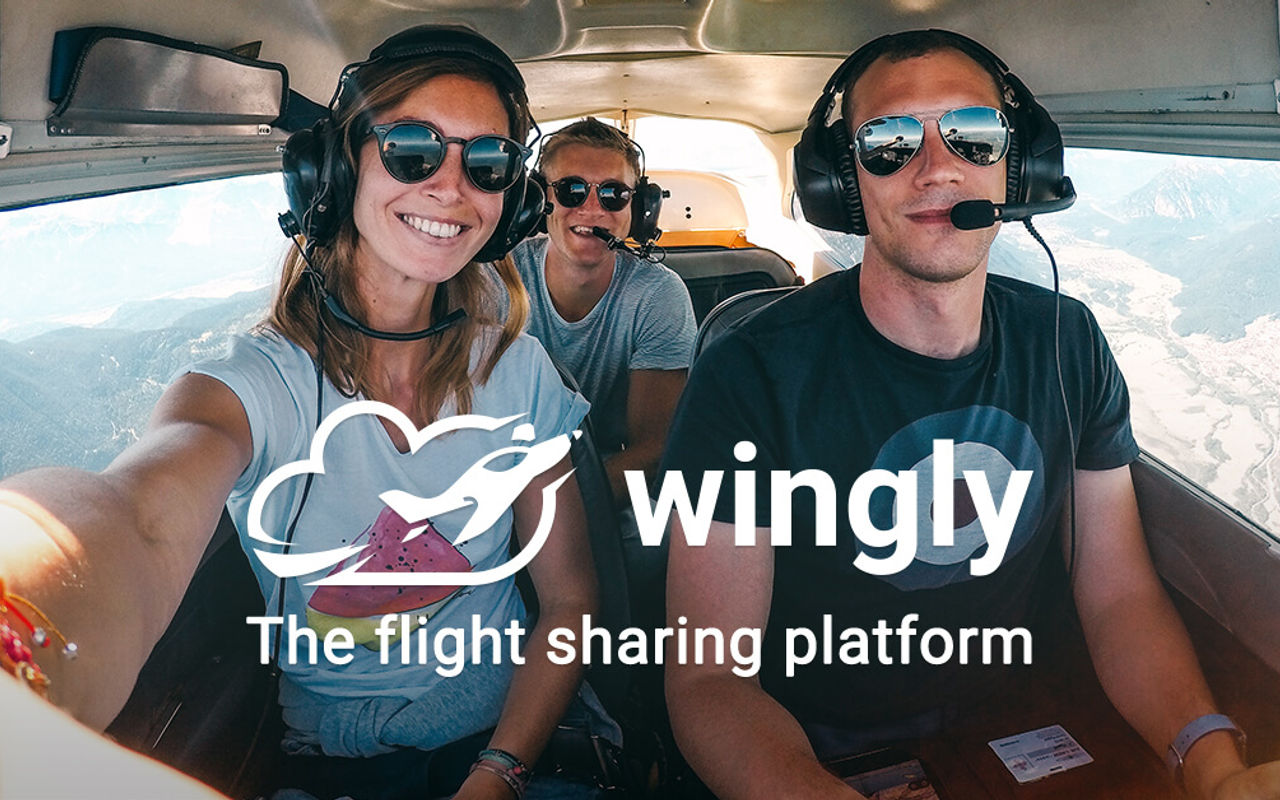 Homepage screenshot of wingly.io