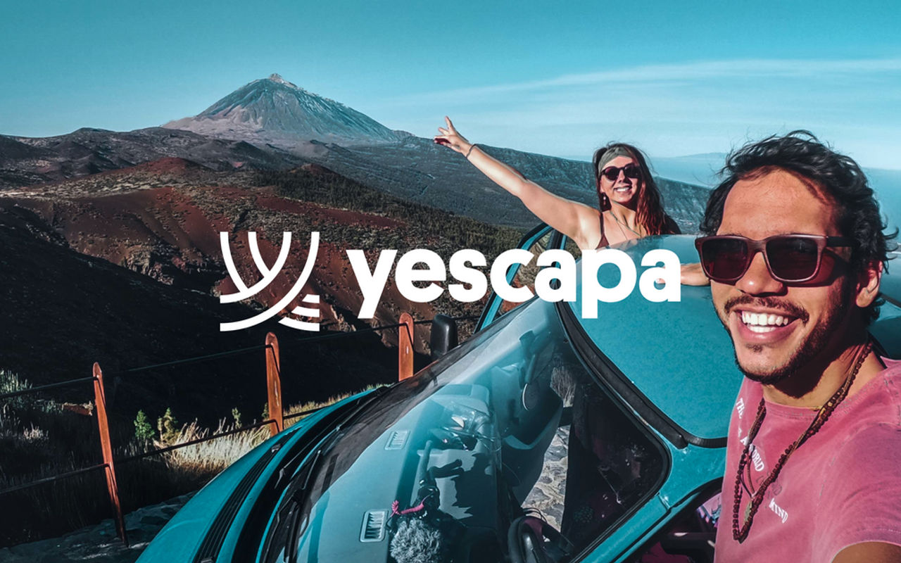 Homepage screenshot of yescapa.fr