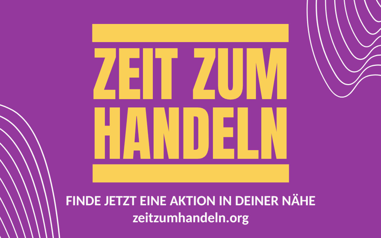 Homepage screenshot of zeitzumhandeln.org