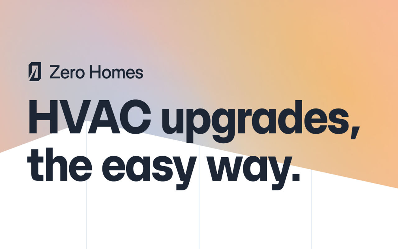 Homepage screenshot of zerohomes.com