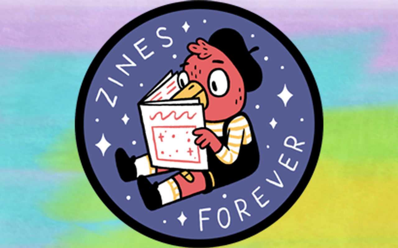 Homepage screenshot of zinesforever.com