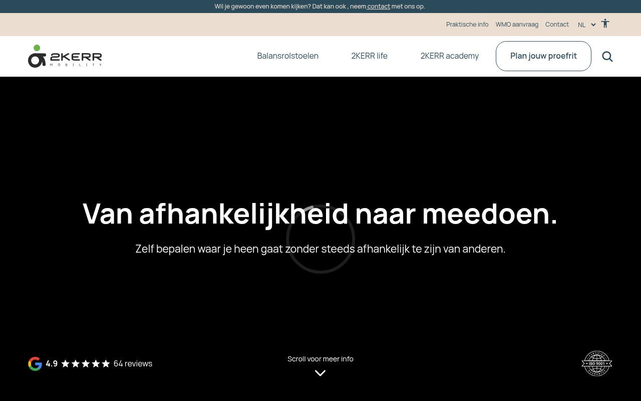 Homepage screenshot of 2kerr.com