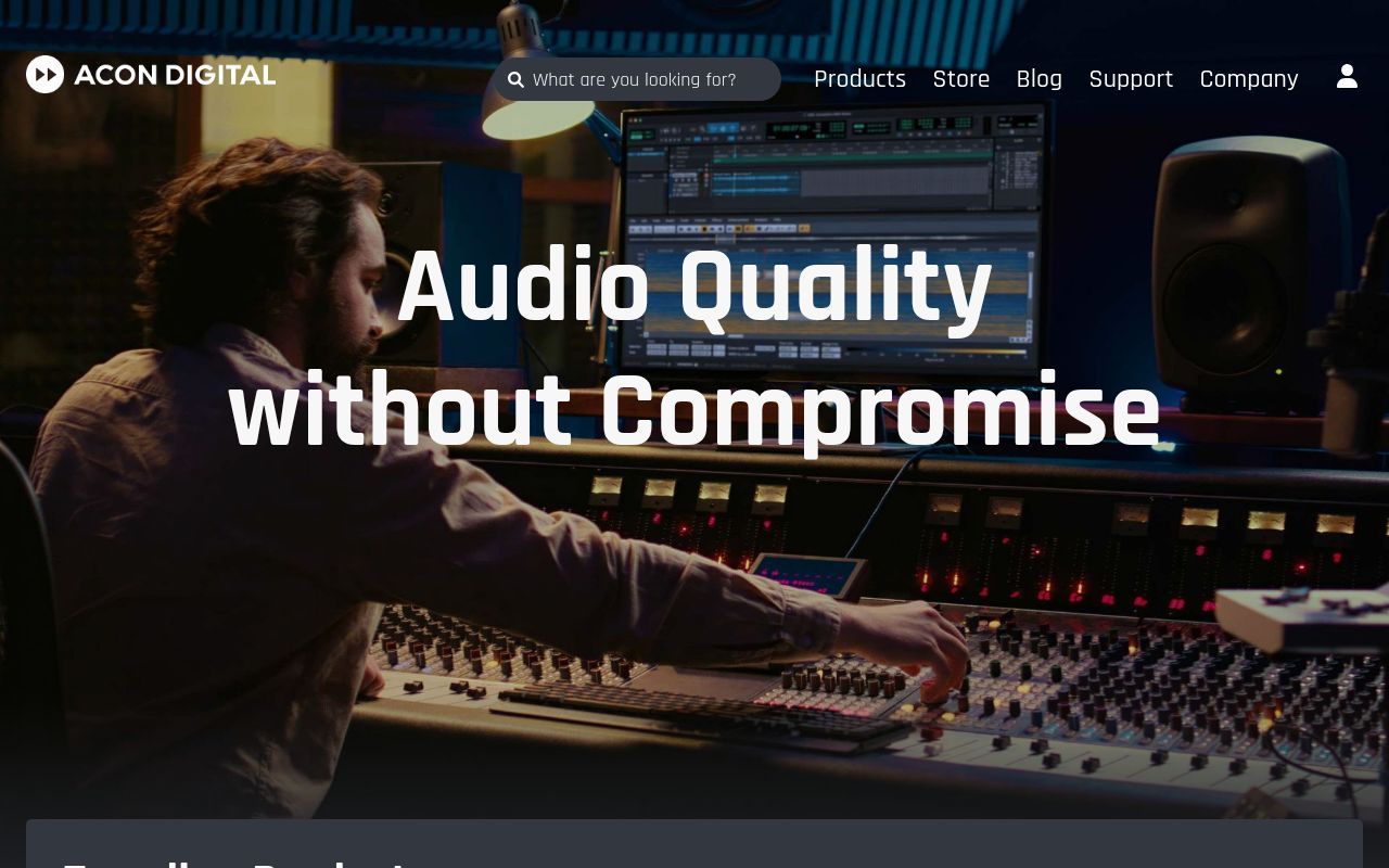 Homepage screenshot of acondigital.com