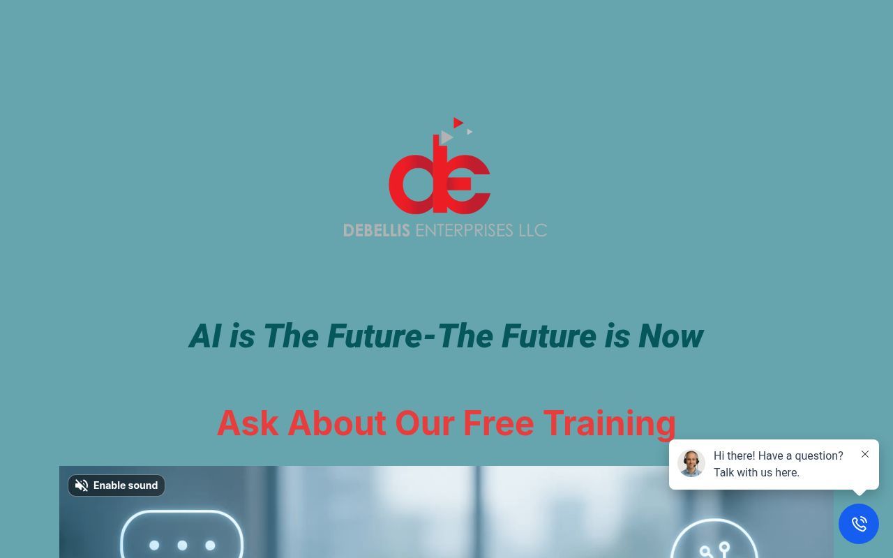 Homepage screenshot of aimarketingmachines.com