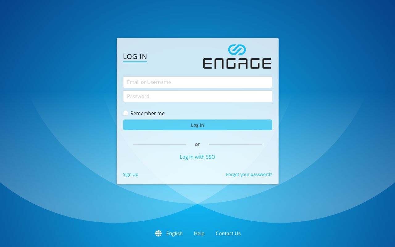 Homepage screenshot of app.engagevr.io