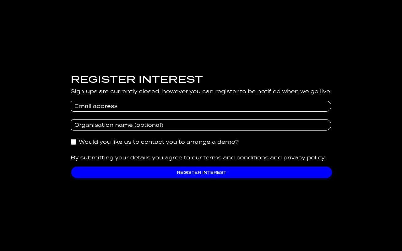 Homepage screenshot of app.quaterniongroup.xyz