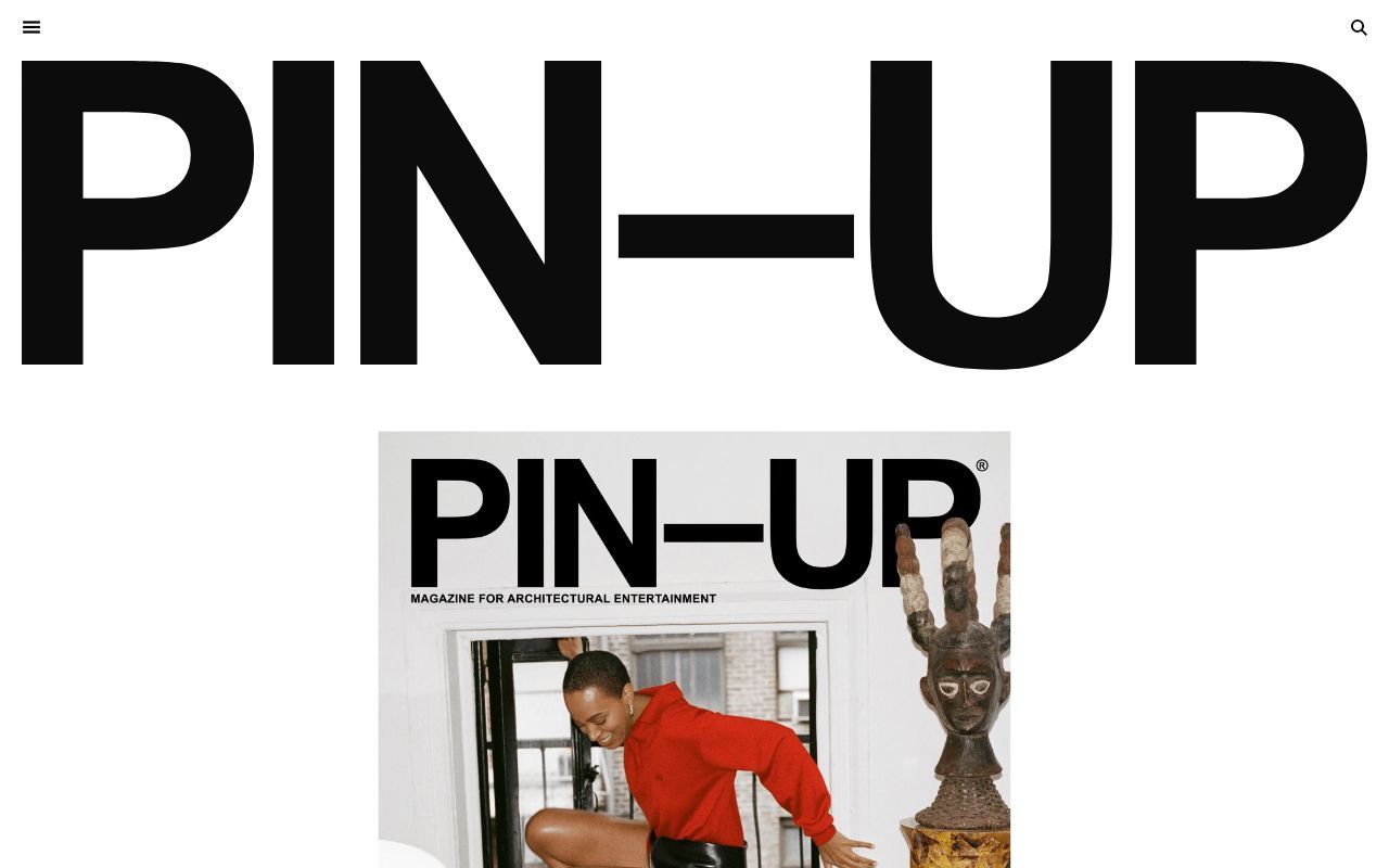 Homepage screenshot of archive.pinupmagazine.org