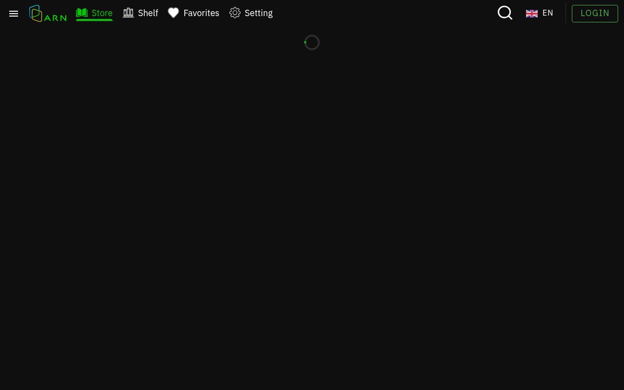 Homepage screenshot of arnbook.com