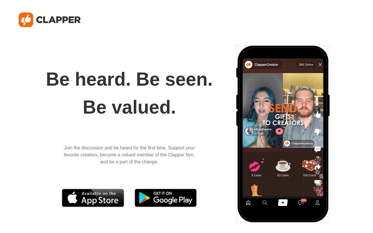 Homepage screenshot of aw.newsclapper.com