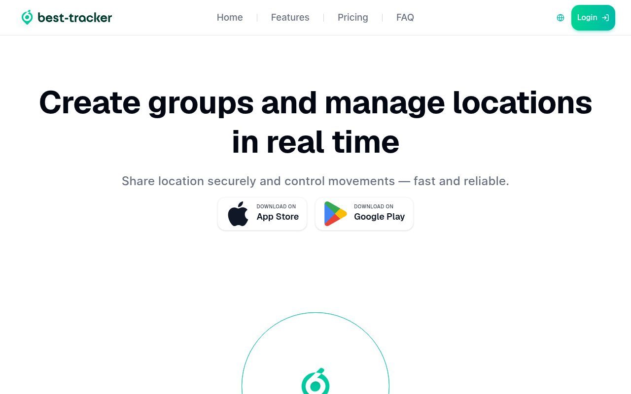 Homepage screenshot of best-tracker.com
