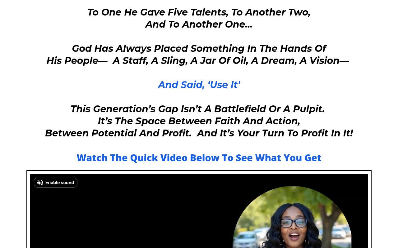 Homepage screenshot of biblebusinessacademy.com