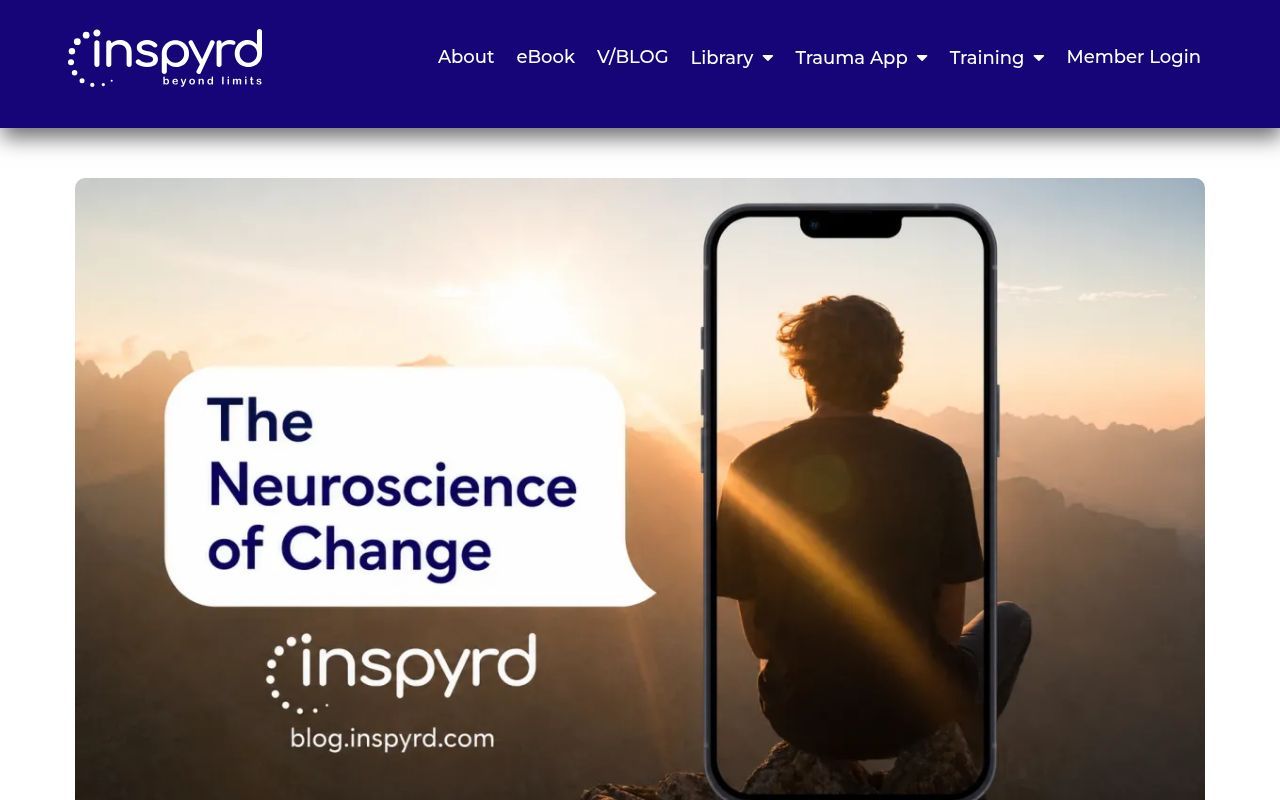 Homepage screenshot of blog.inspyrd.com