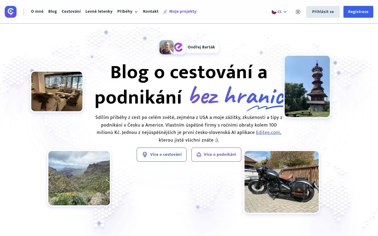 Homepage screenshot of codedtrip.com