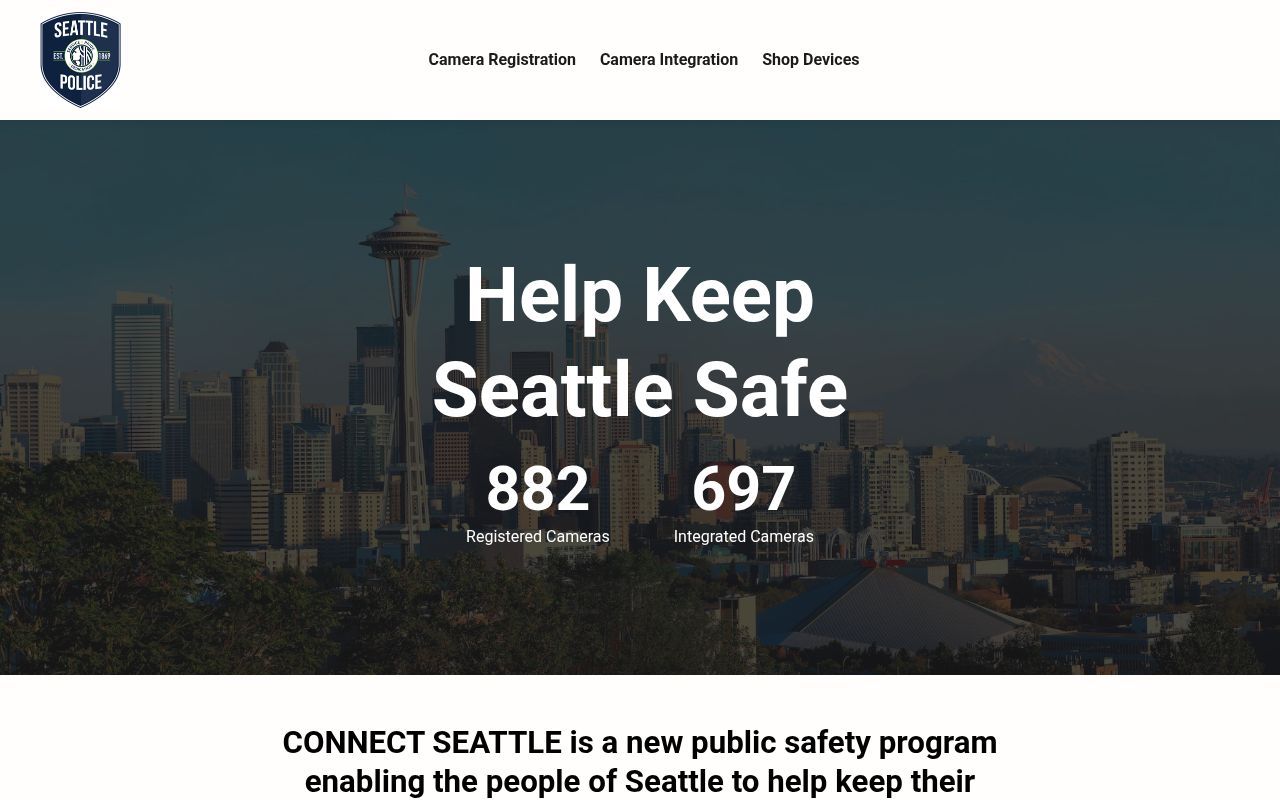 Homepage screenshot of communityconnectseattle.org
