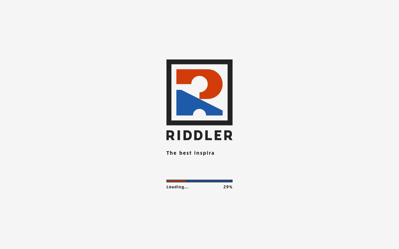 Homepage screenshot of contents.riddler.co.jp