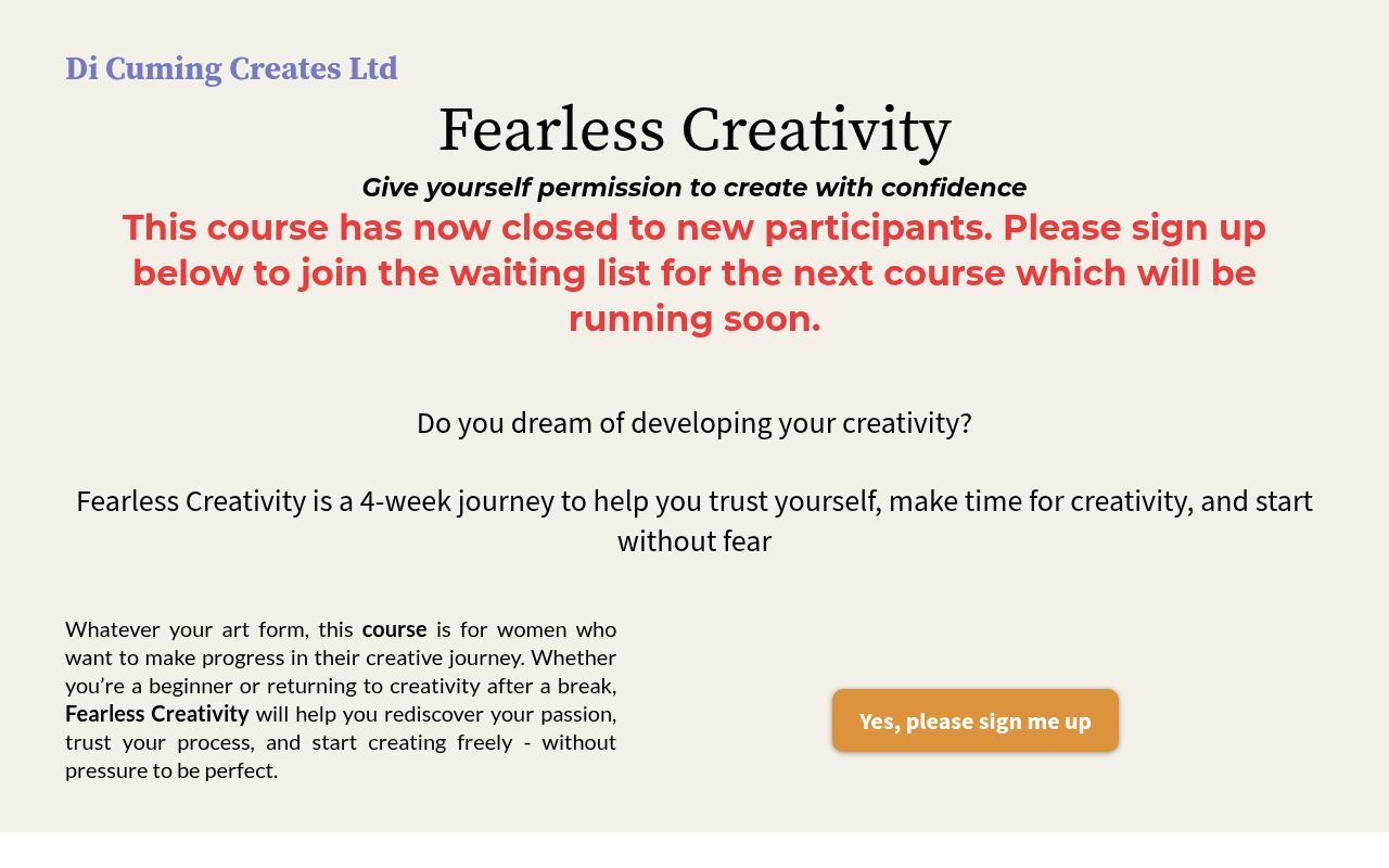 Homepage screenshot of courses.dicuming.com