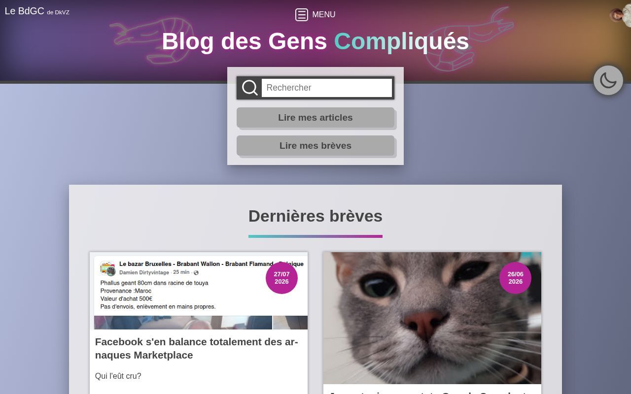 Homepage screenshot of dkvz.eu