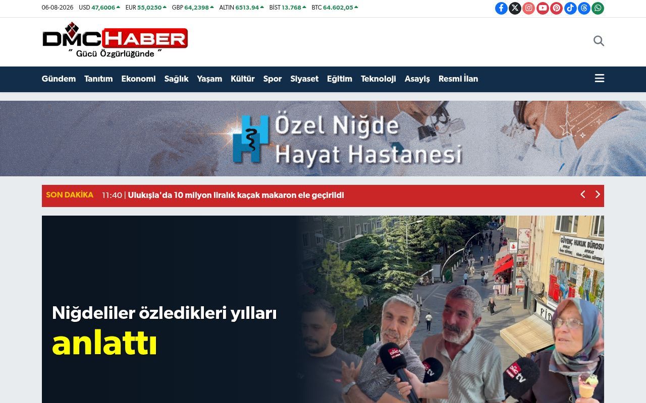Homepage screenshot of dmchaber.com