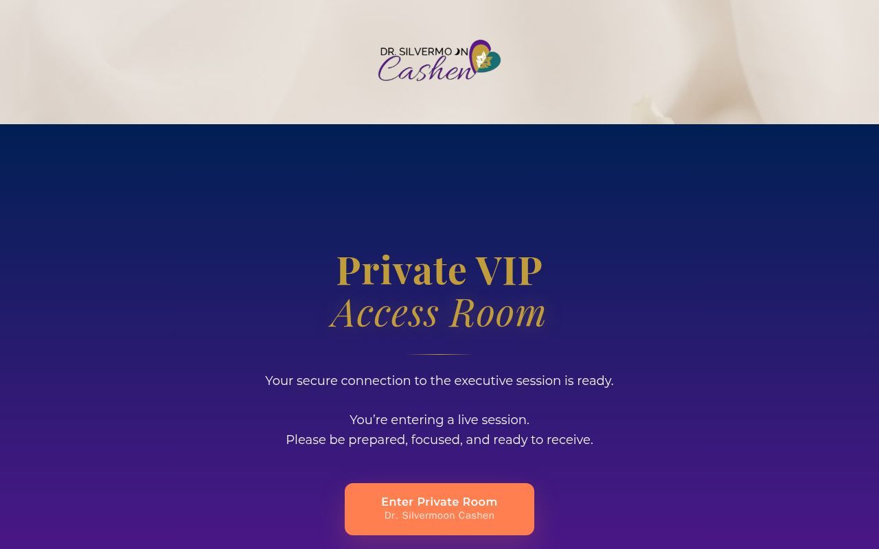 Homepage screenshot of drsilvermooncashen.vip