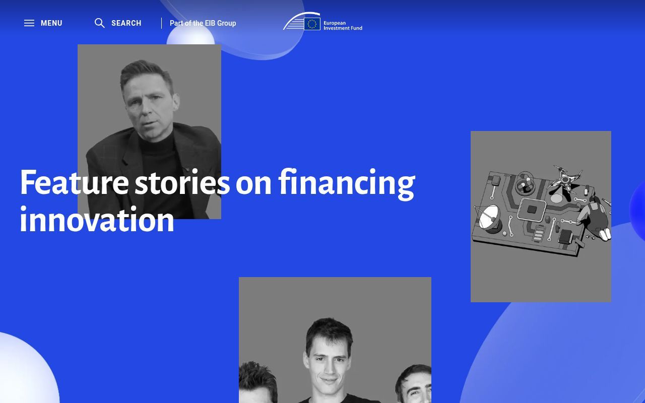 Homepage screenshot of eif.org