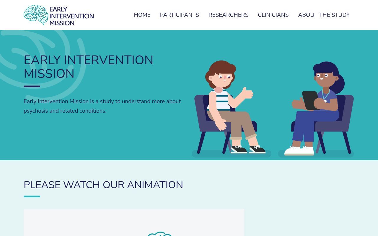 Homepage screenshot of eim.digitrial.com