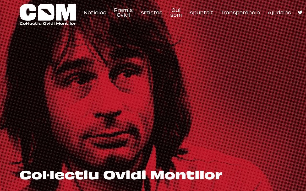 Homepage screenshot of elcom.cat