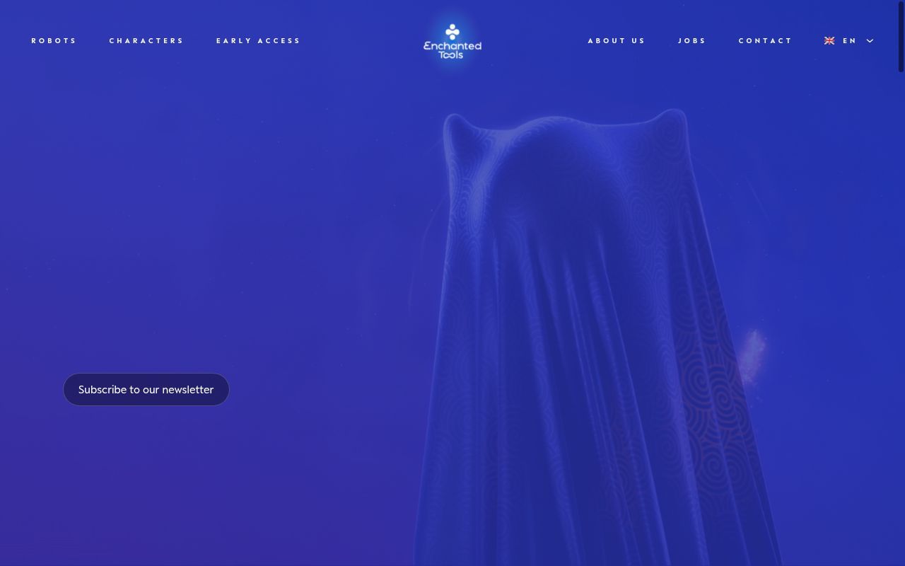 Homepage screenshot of enchanted.tools