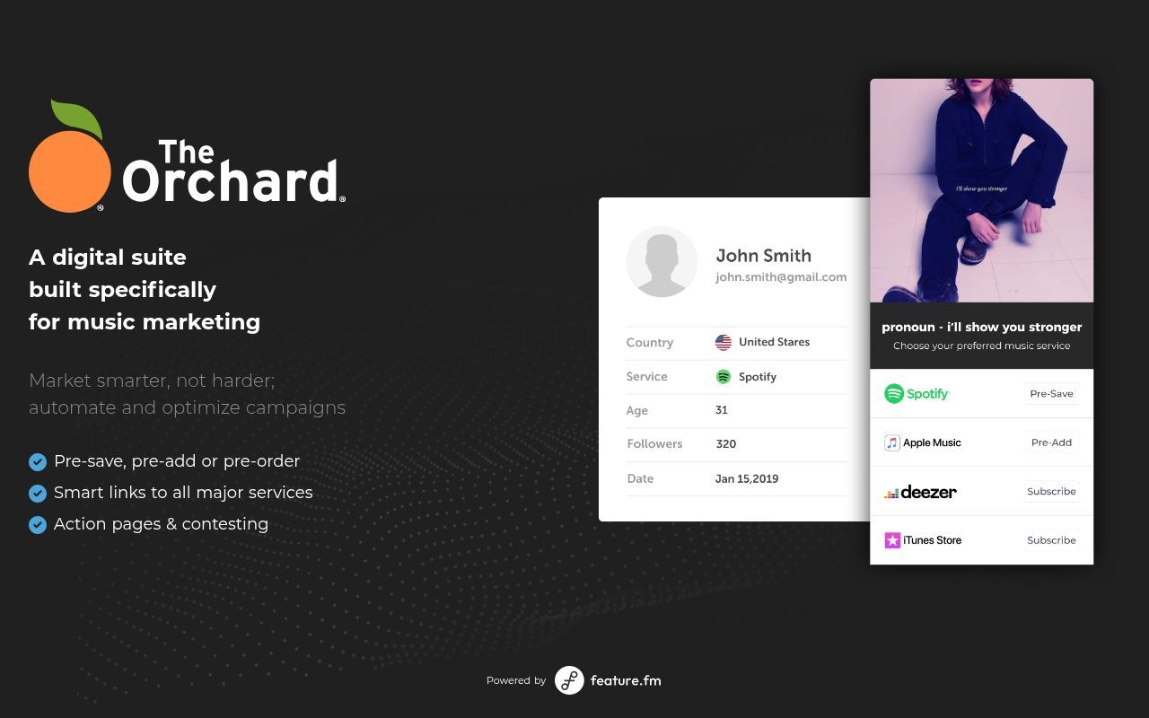 Homepage screenshot of famm.orcd.co