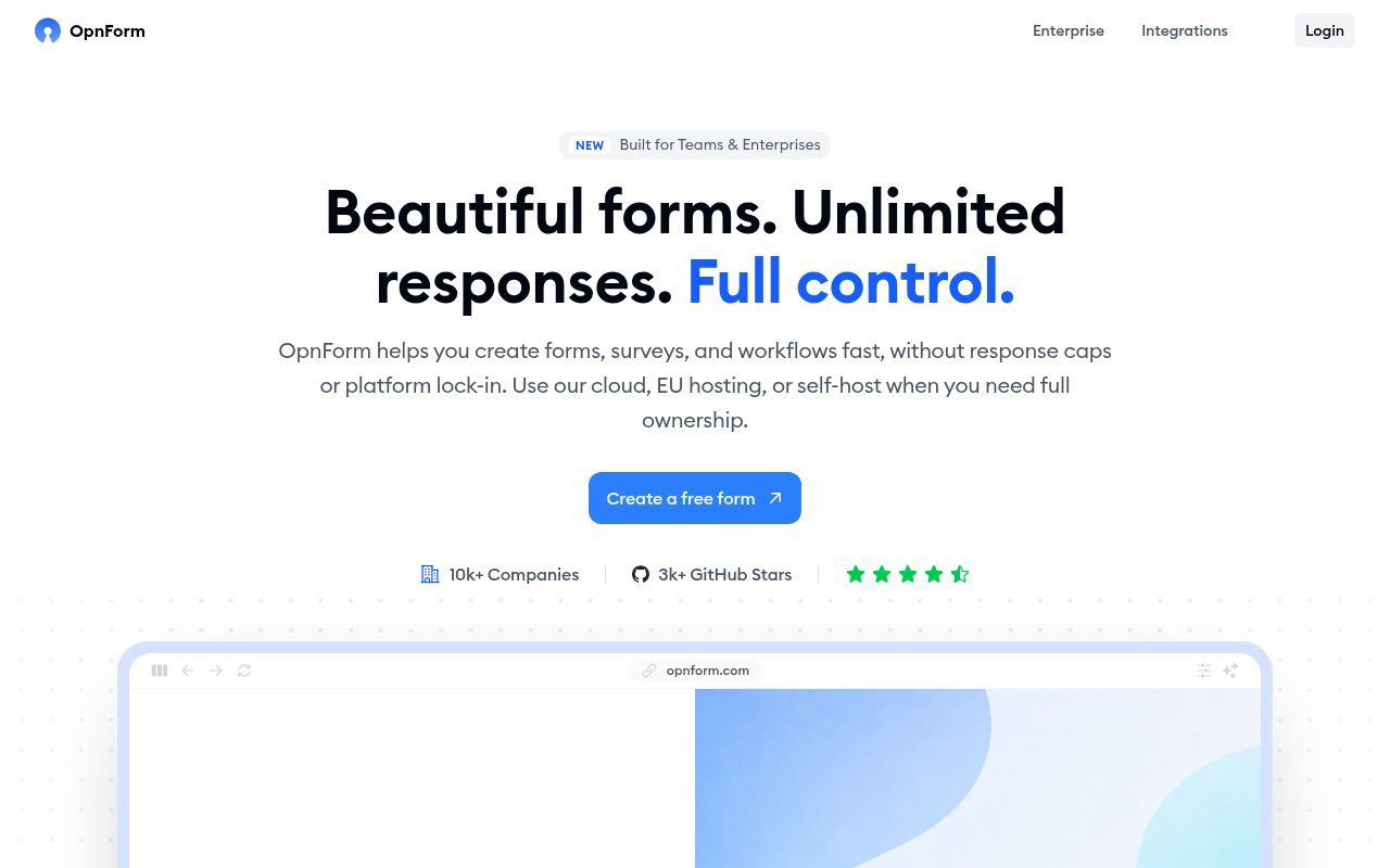 Homepage screenshot of forms.gripfastgame.works