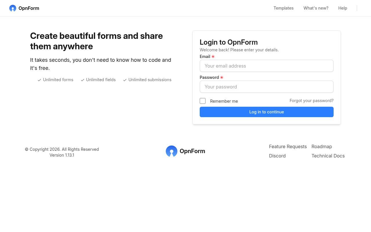 Homepage screenshot of formularios.bloco.org