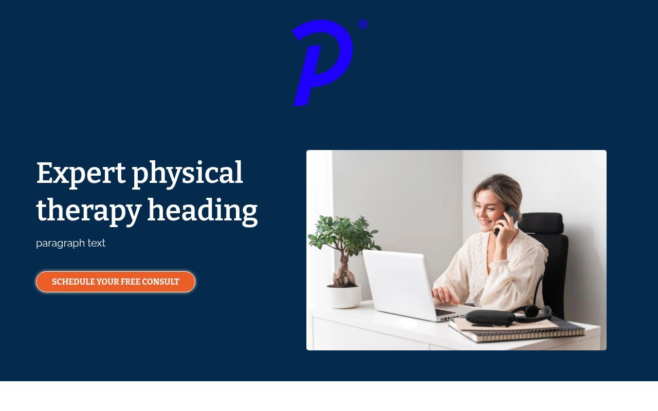 Homepage screenshot of go.lunarptdoula.com