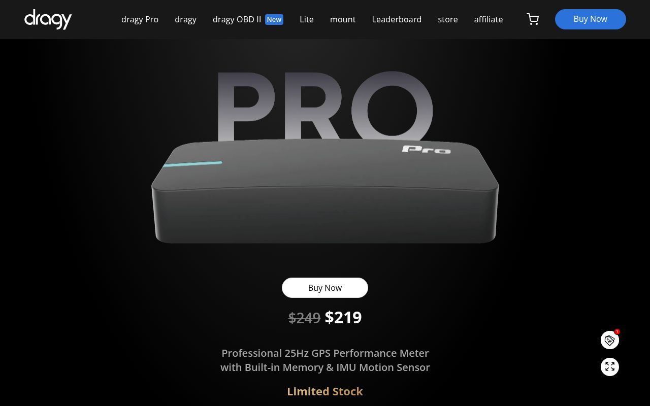 Homepage screenshot of godragy.com