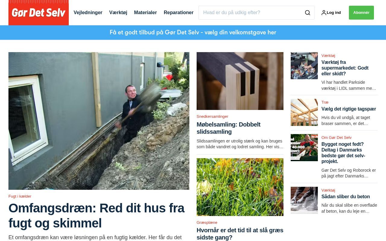 Homepage screenshot of goerdetselv.dk