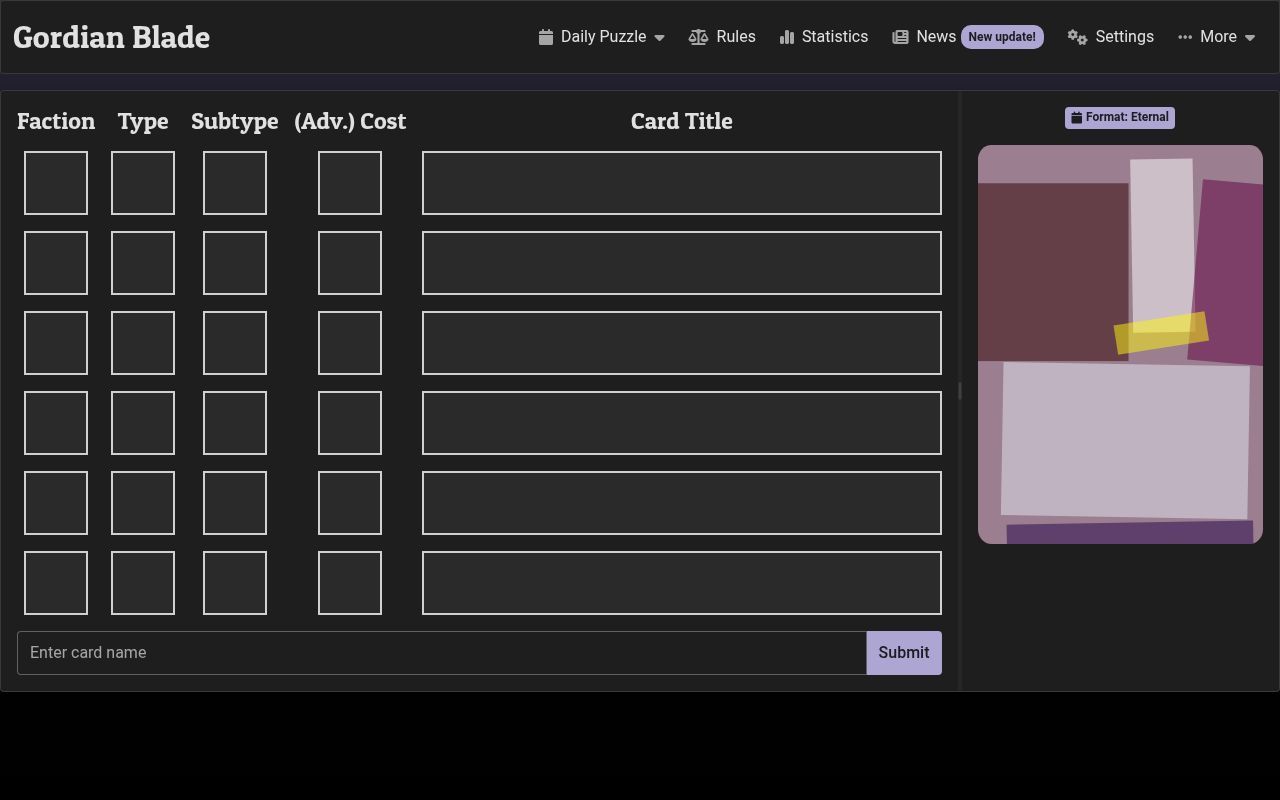 Homepage screenshot of gordianbla.de