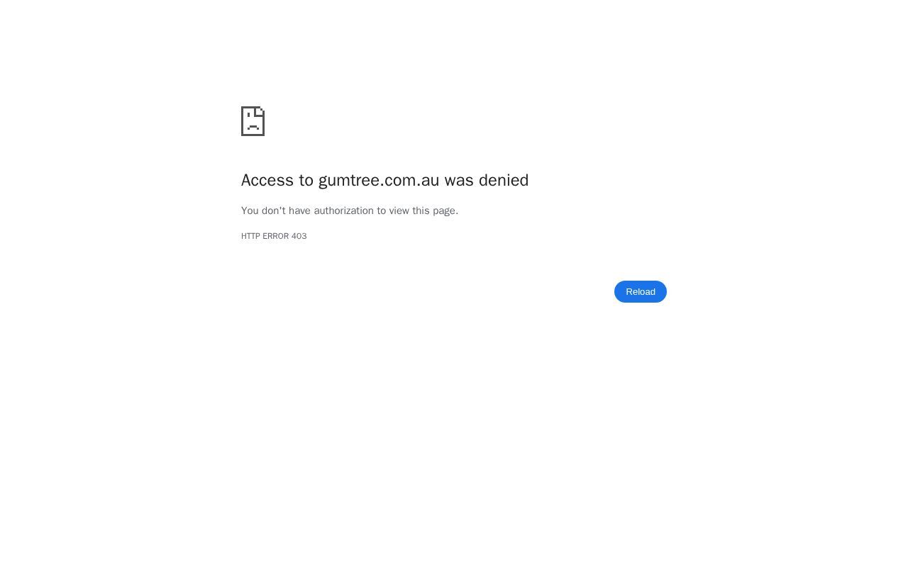 Homepage screenshot of gumtree.com.au