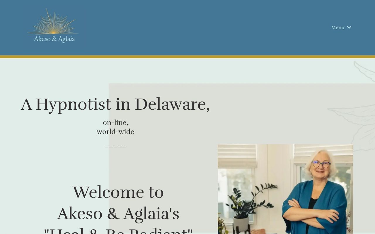 Homepage screenshot of healandberadiant.com