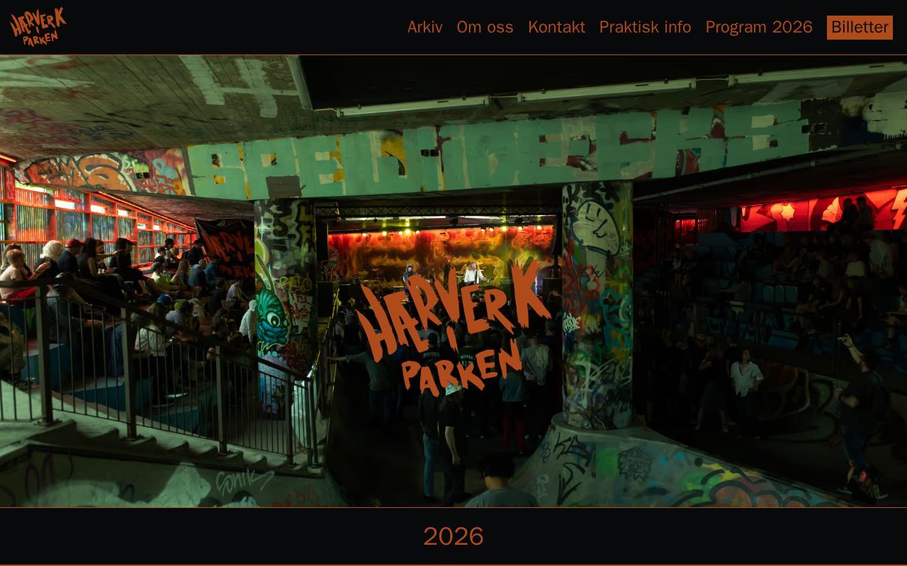 Homepage screenshot of hiposlo.no