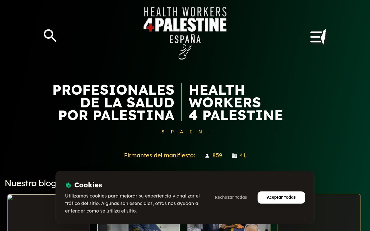 Homepage screenshot of hw4p.es