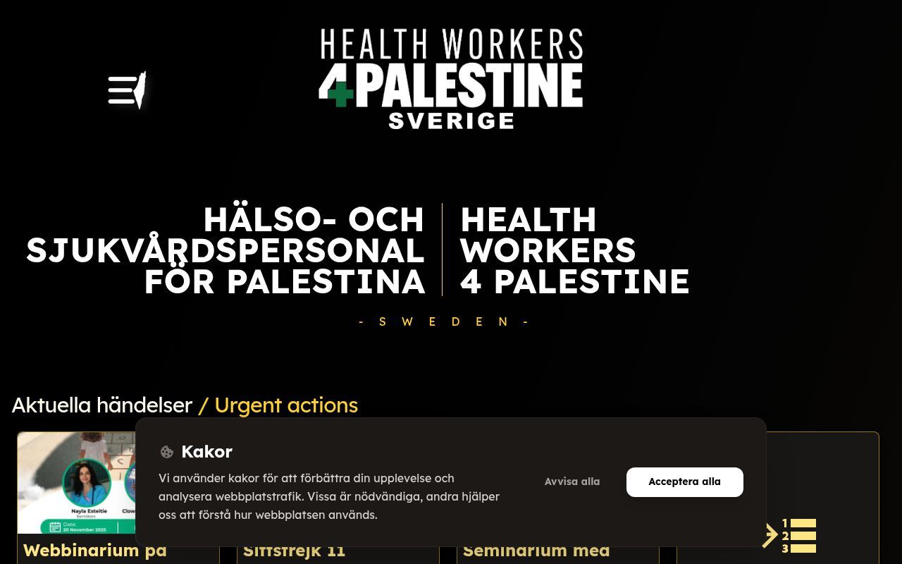 Homepage screenshot of hw4p.se