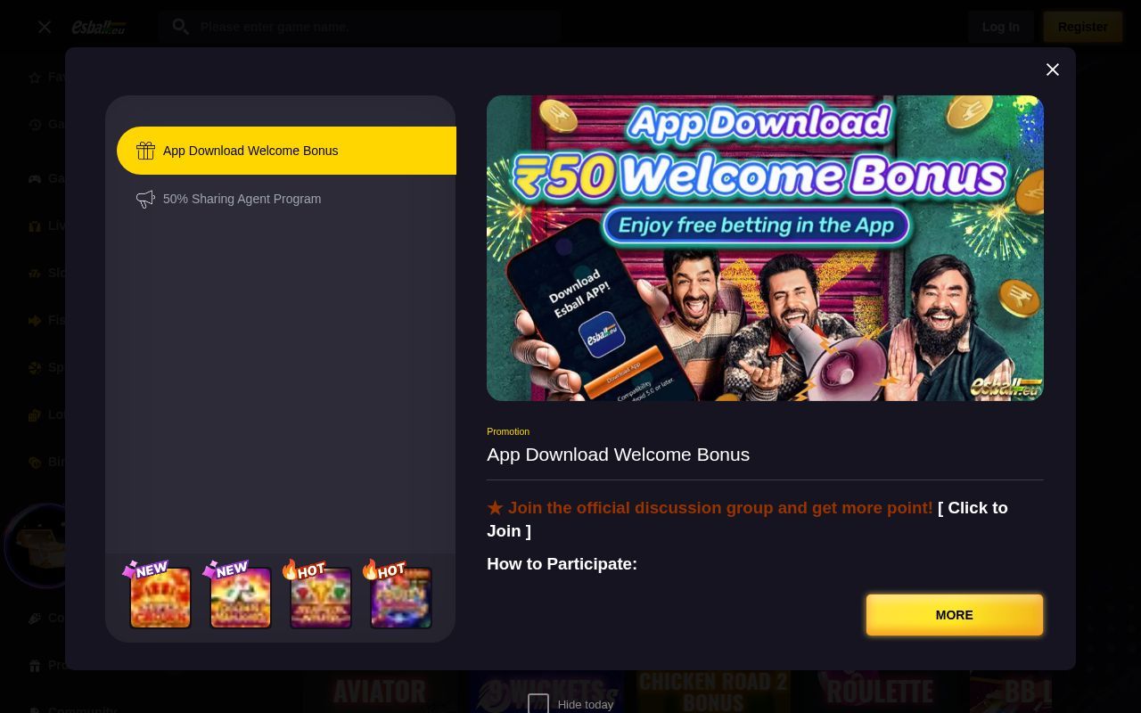 Homepage screenshot of ind88.cc