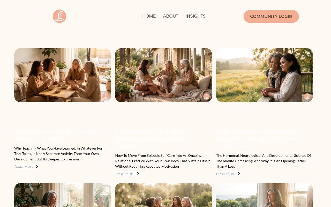 Homepage screenshot of insights.lomilomigoldcoast.com