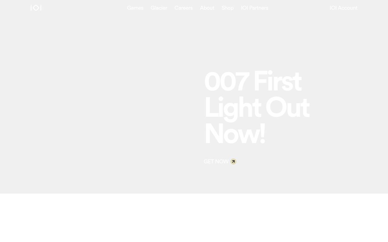 Homepage screenshot of ioi.dk
