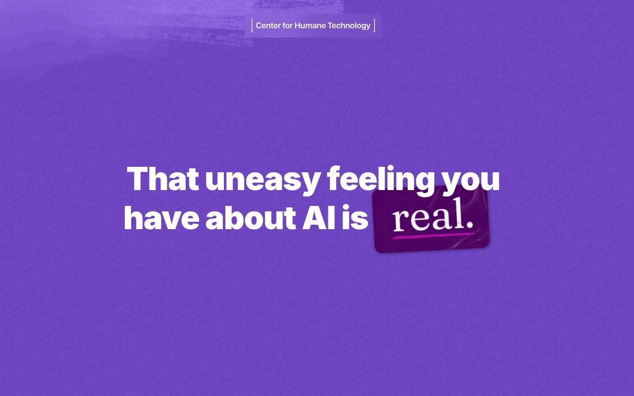 Homepage screenshot of itsnotyouits.ai