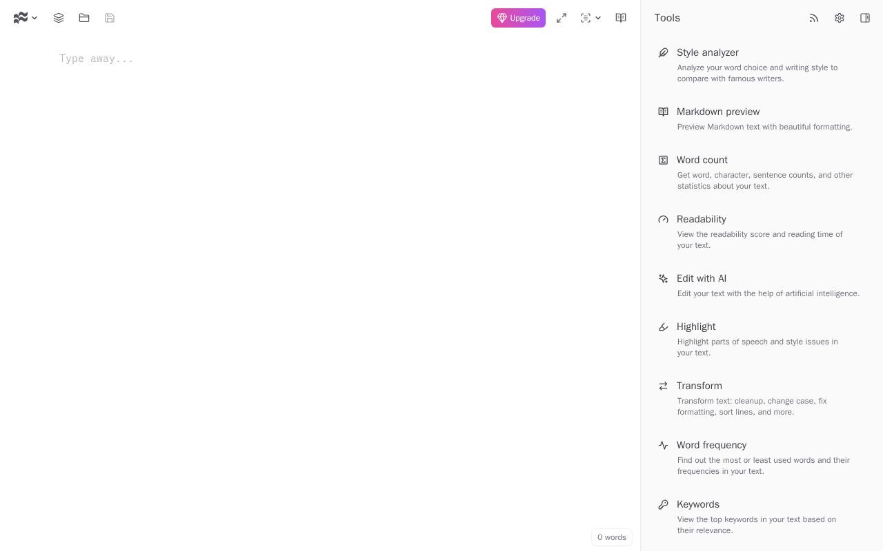 Homepage screenshot of iwl.me