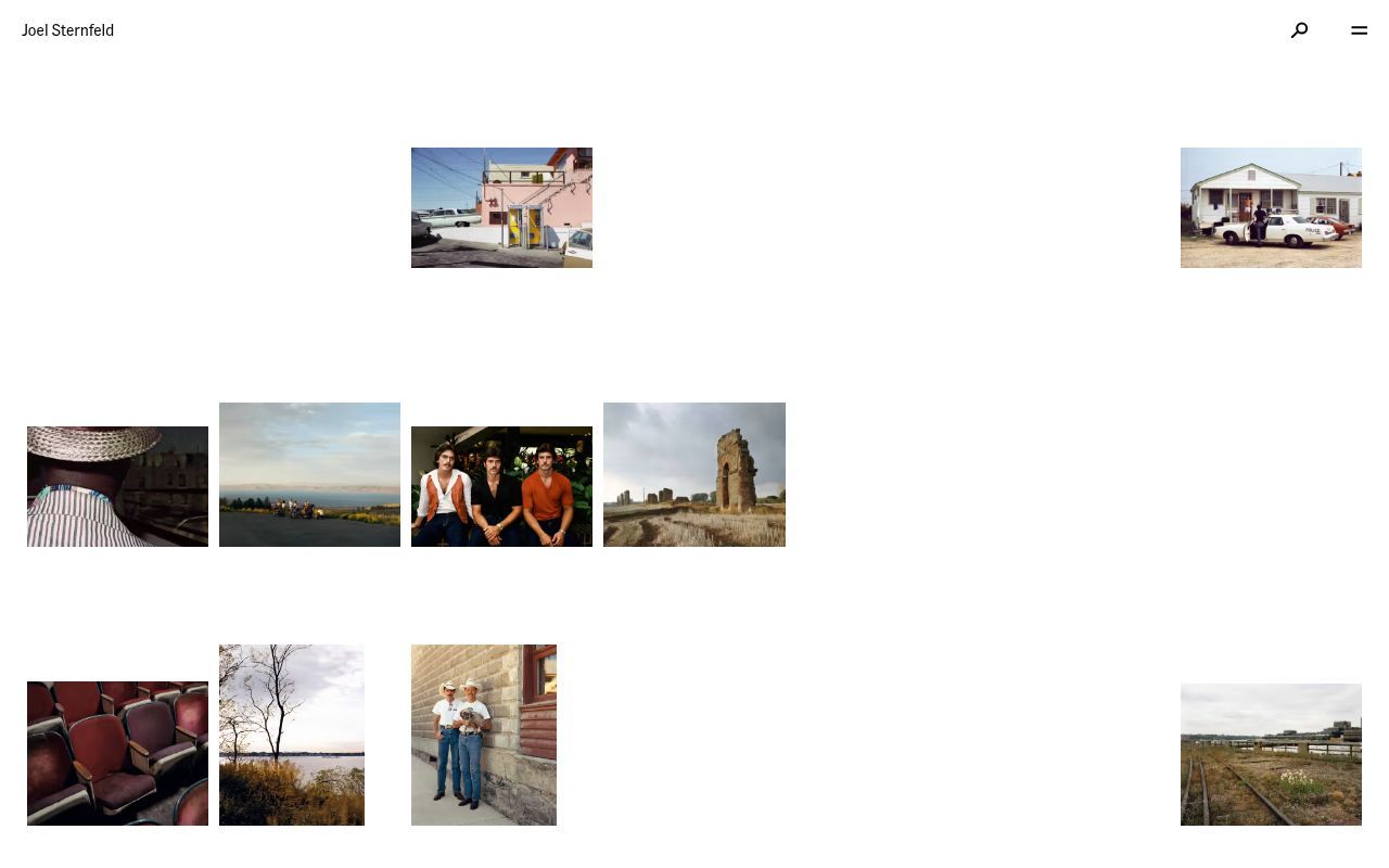 Homepage screenshot of joelsternfeld.net