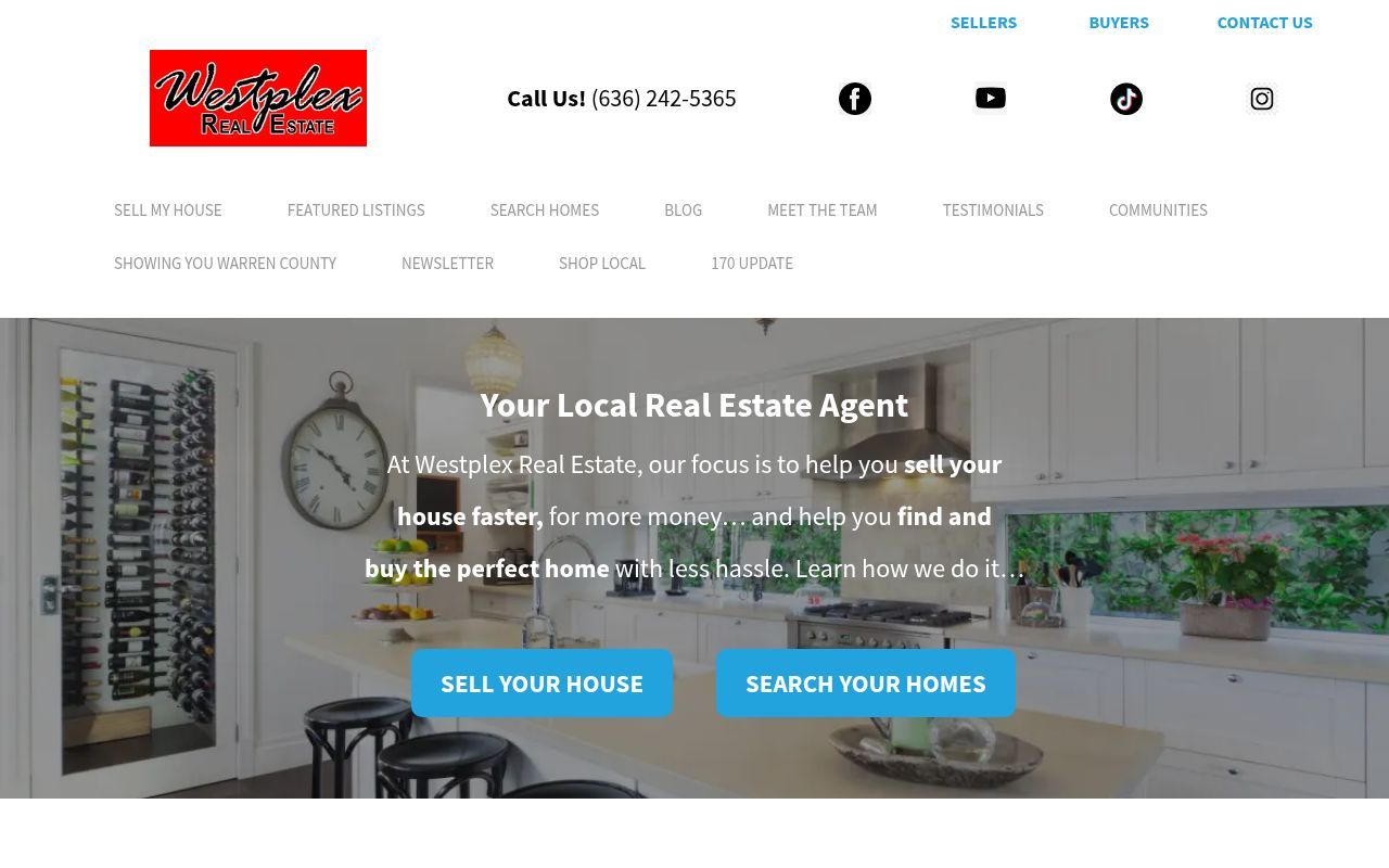 Homepage screenshot of johnmeiersells.com